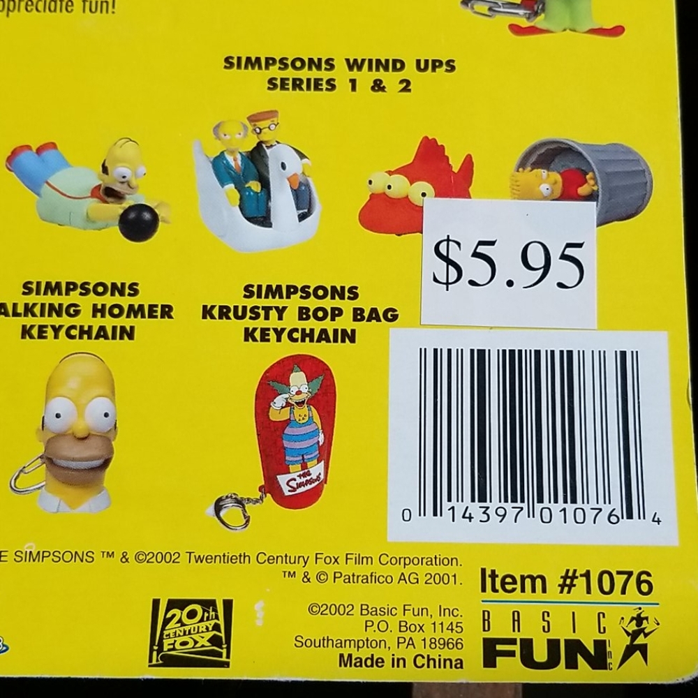Krusty Bobble Head Keychain - Picture 10 of 10